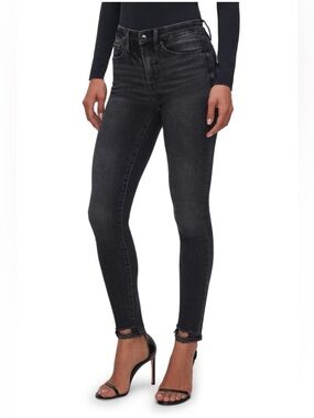 Good American Good Legs Shadow
Pocket High Waist Skinny Jeans (Black
160),size 8